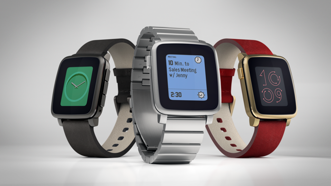 Pebble Time smartwatches