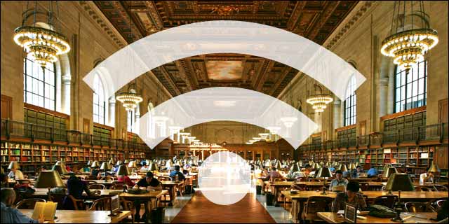wifi bibliothèque Royaume Uni