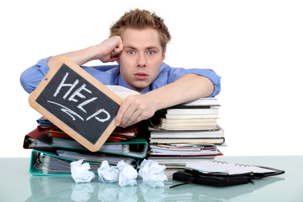 Une personne surbookée