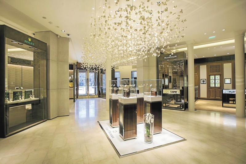 Richemont boutique de luxe 