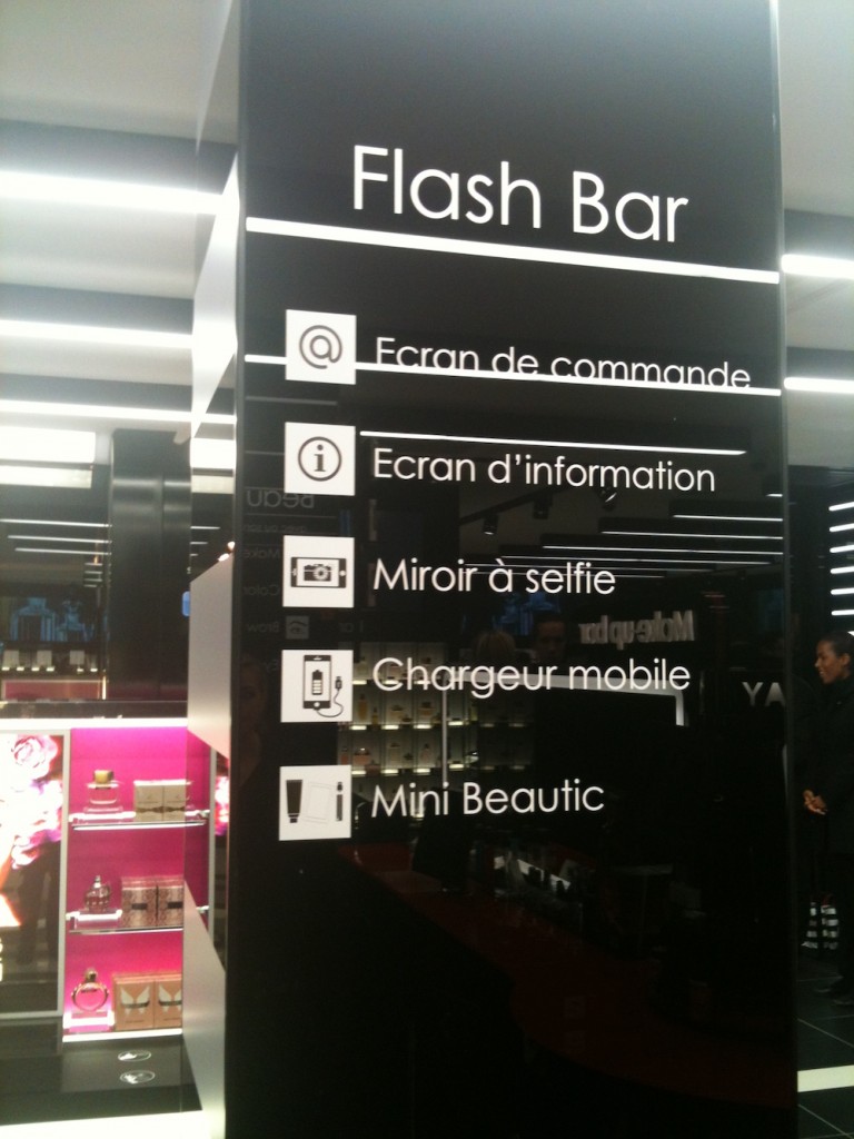 flash bar sephora connecté