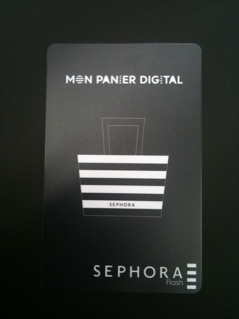 panier digital sephora connecté