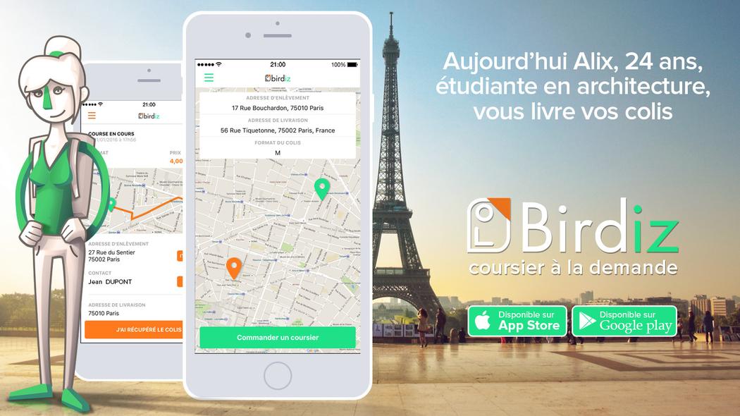 Birdiz : un tournant innovant pour les coursiers