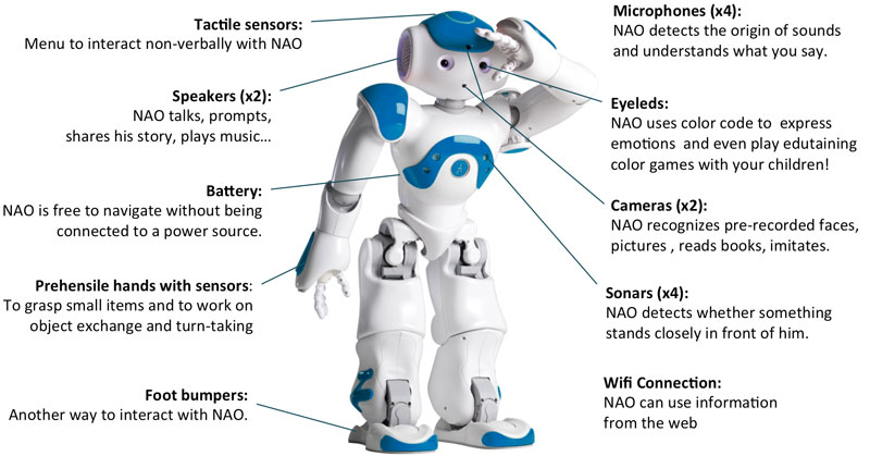 robot nao capacité