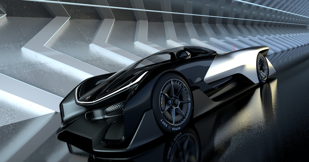 Faraday Future auto-conduite voitures usine nevada