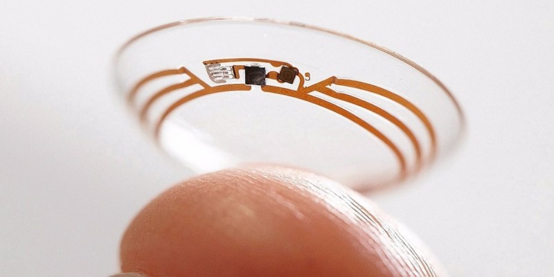 wearables lentille capteur face monde connecté