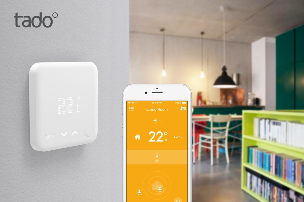 thermostat intelligent smart home iot startup allemagne levée tado smart
