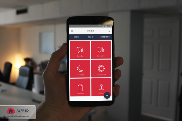 Alfred Smart Home startup maison connectée startup de la semaine app home
