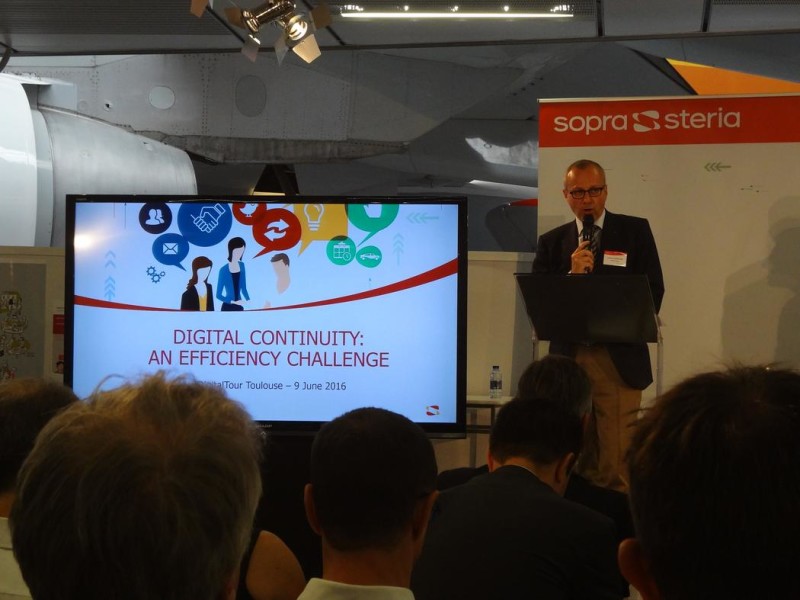 Ouverture de la conférence Sopra Steria par Laurent Giovacchin, le Directeur Général Adjoint