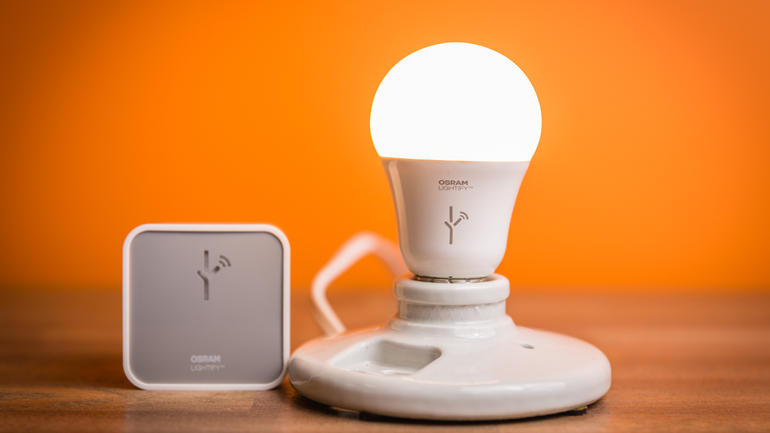 Un modèle de lampe intelligente d'Osram