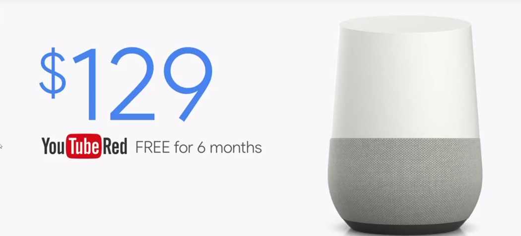 google home prix