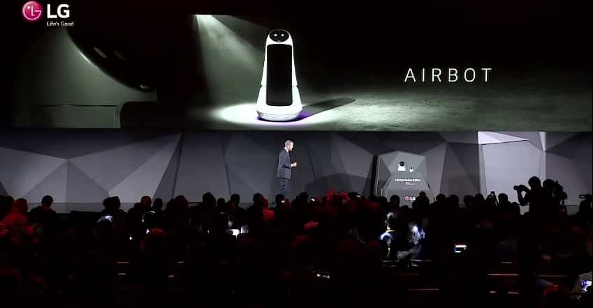 airbot hub robot lg ces 2017 rapport du ces