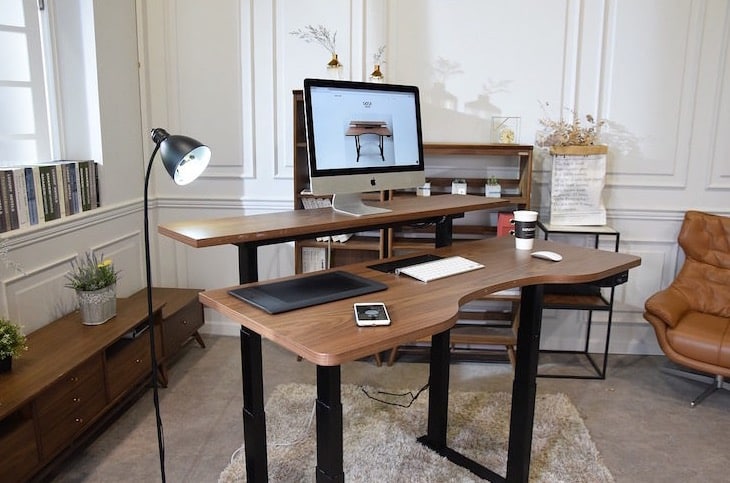 Gaze desk, santé au travail, bien-être, objet connecté entreprise, santé, bureau connecté