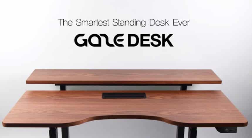 Gaze desk, santé au travail, bien-être, objet connecté entreprise, santé, bureau connecté