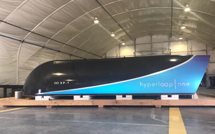 Hyperloop test succès entré dans l'histoire nevada Musk