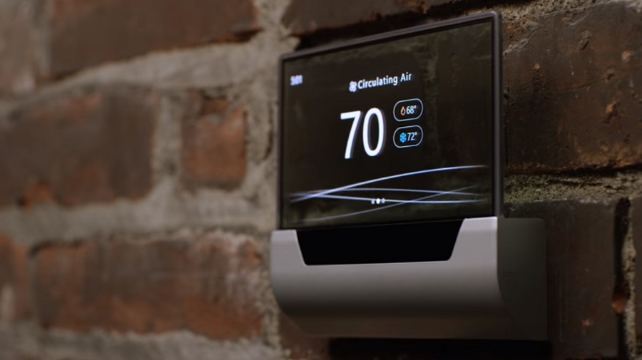 microsoft cortana johnson controls thermostat