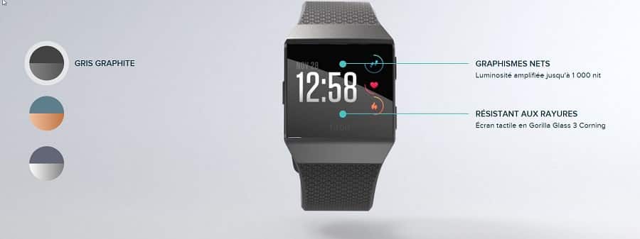 fitbit ionic couleurs