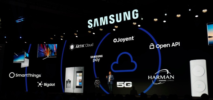 samsung iot, ces 2018, samsung objet connectée, bixby, télévison connectée