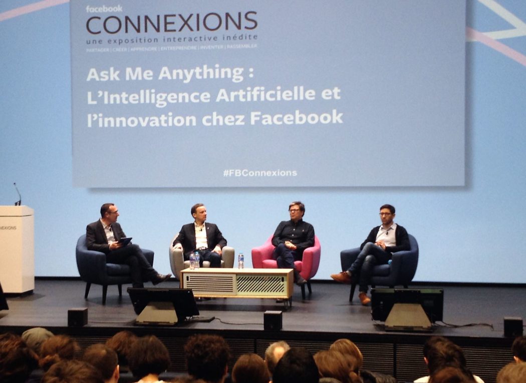 Facebook, conférence, intelligence artificielle, france