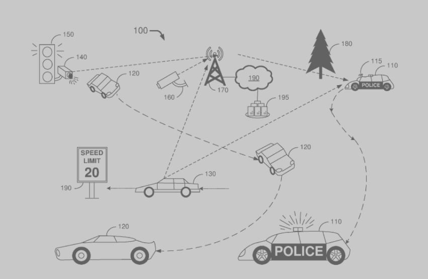 voiture de police autonome brevet