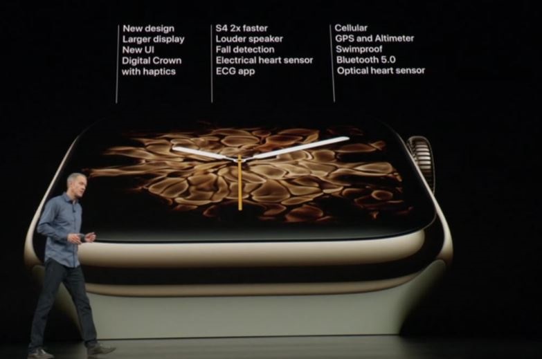 apple watch series 4 fiche technique