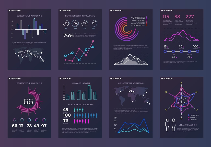 données présentation visuelle