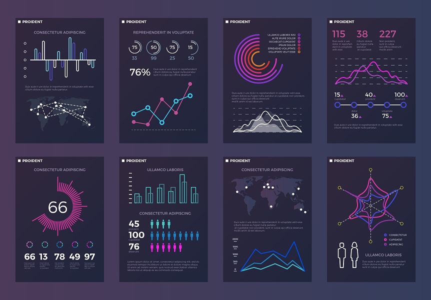 données présentation visuelle