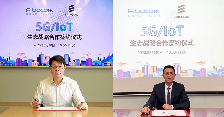 fibocom ericsson partenariat 5G/iot