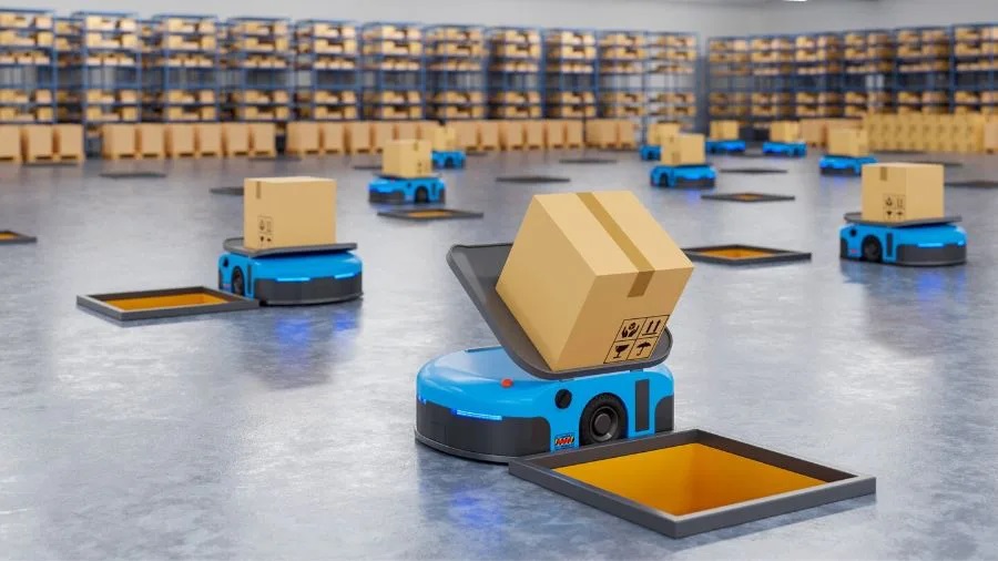 organisation robots entrepot