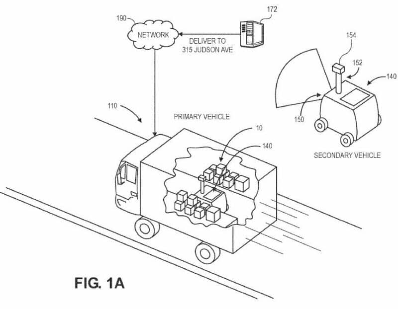 Livraison autonome jusqu'à la porte