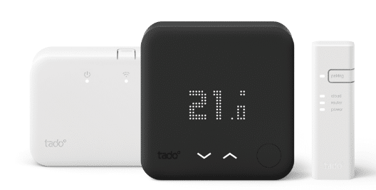 tado° Thermostat Connecté et Intelligent filaire - Kit de Démarrage V3+ –  Installez par vous-même, fonctionne avec  Alexa, Siri & Assistant