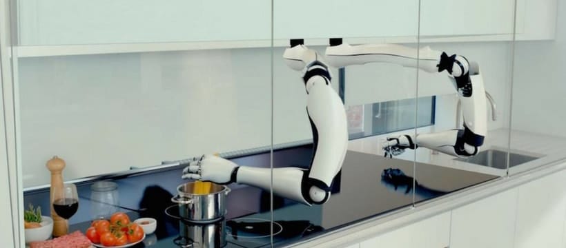 Bras robotisés en cuisine