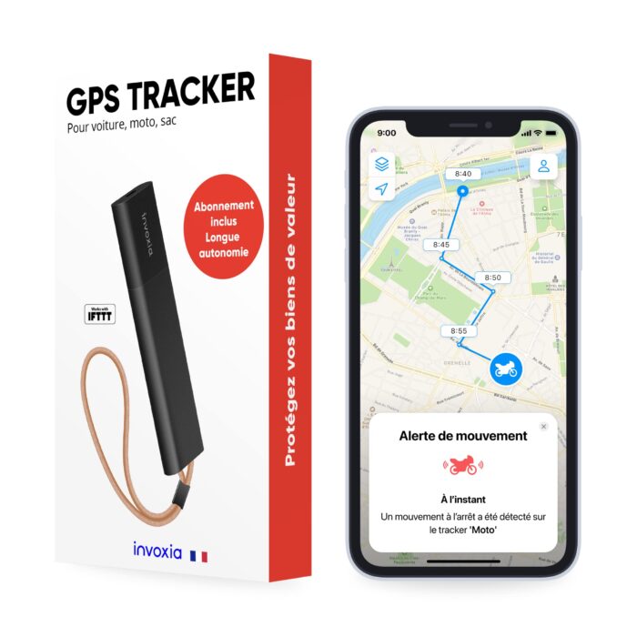 Tracker GPS Pro Invoxia Sécurité des biens Technologie 4G LTE-M