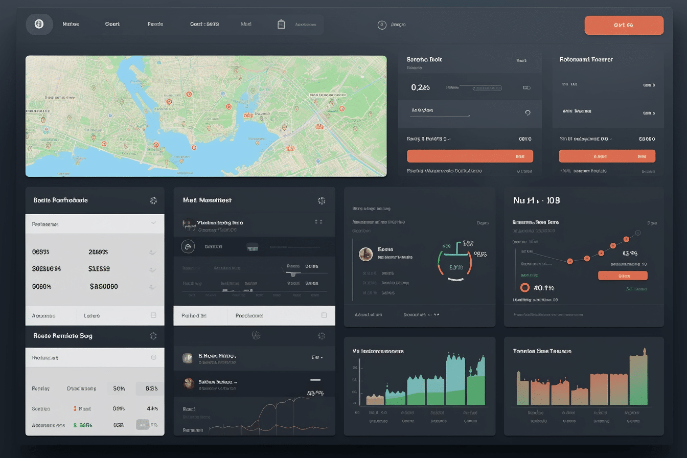 Interface utilisateur d'un logiciel d'asset tracking