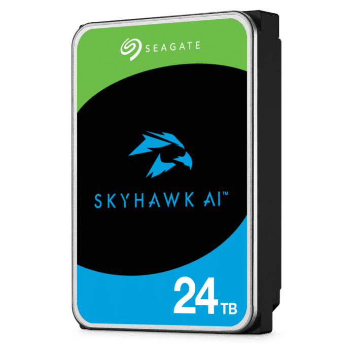 Disque dur Seagate SkyHawk AI 24 To Stockage vidéo intelligent