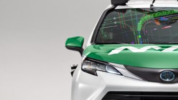 Véhicule autonome Toyota de May Mobility