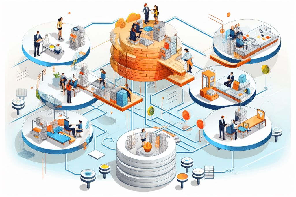 Représentation visuelle de l'architecture d'entreprise