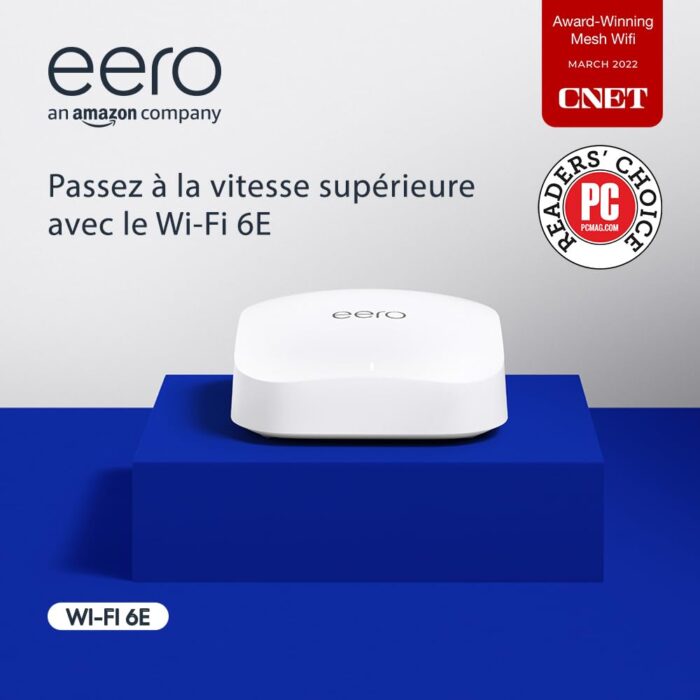 routeur Wi-Fi 6E, Eero Pro 6E, connectivité domestique