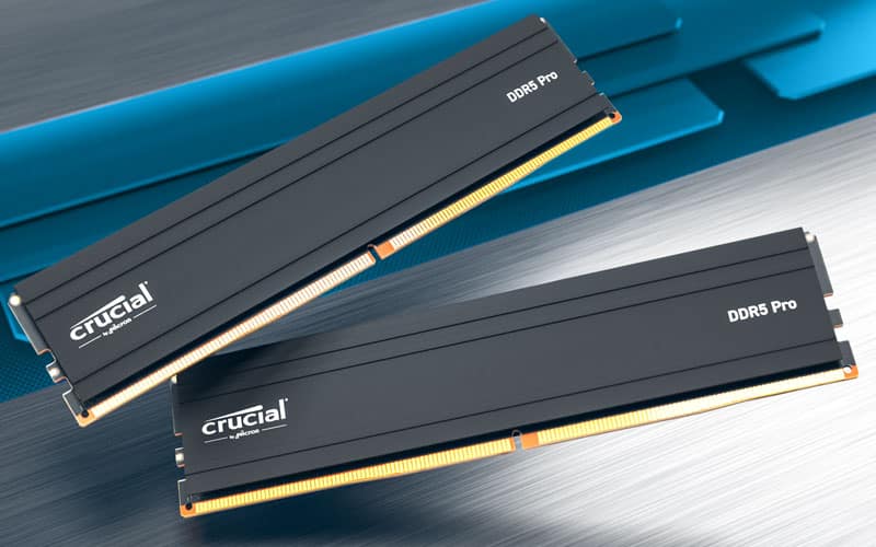 Mémoire DDR5 Crucial Pro SSD Crucial T705 Gen5