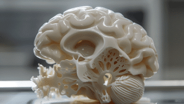 cerveau humain imprimé en 3D