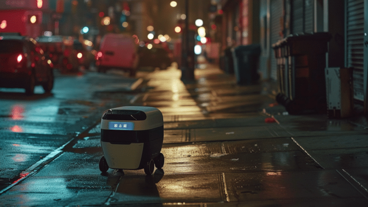 Robot livreur Uber Eats au Japon