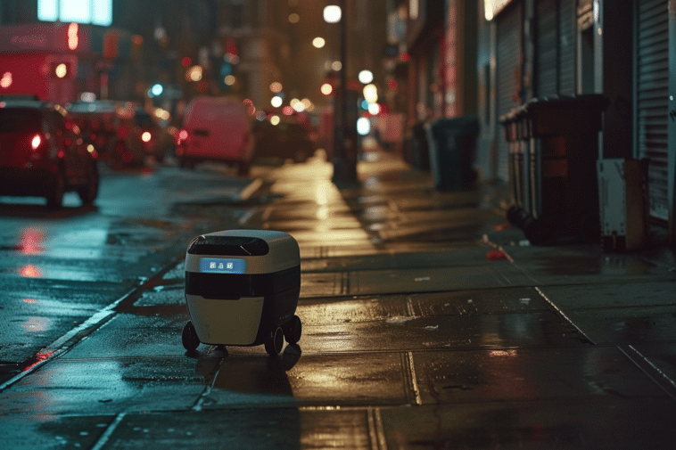 Robot livreur Uber Eats au Japon