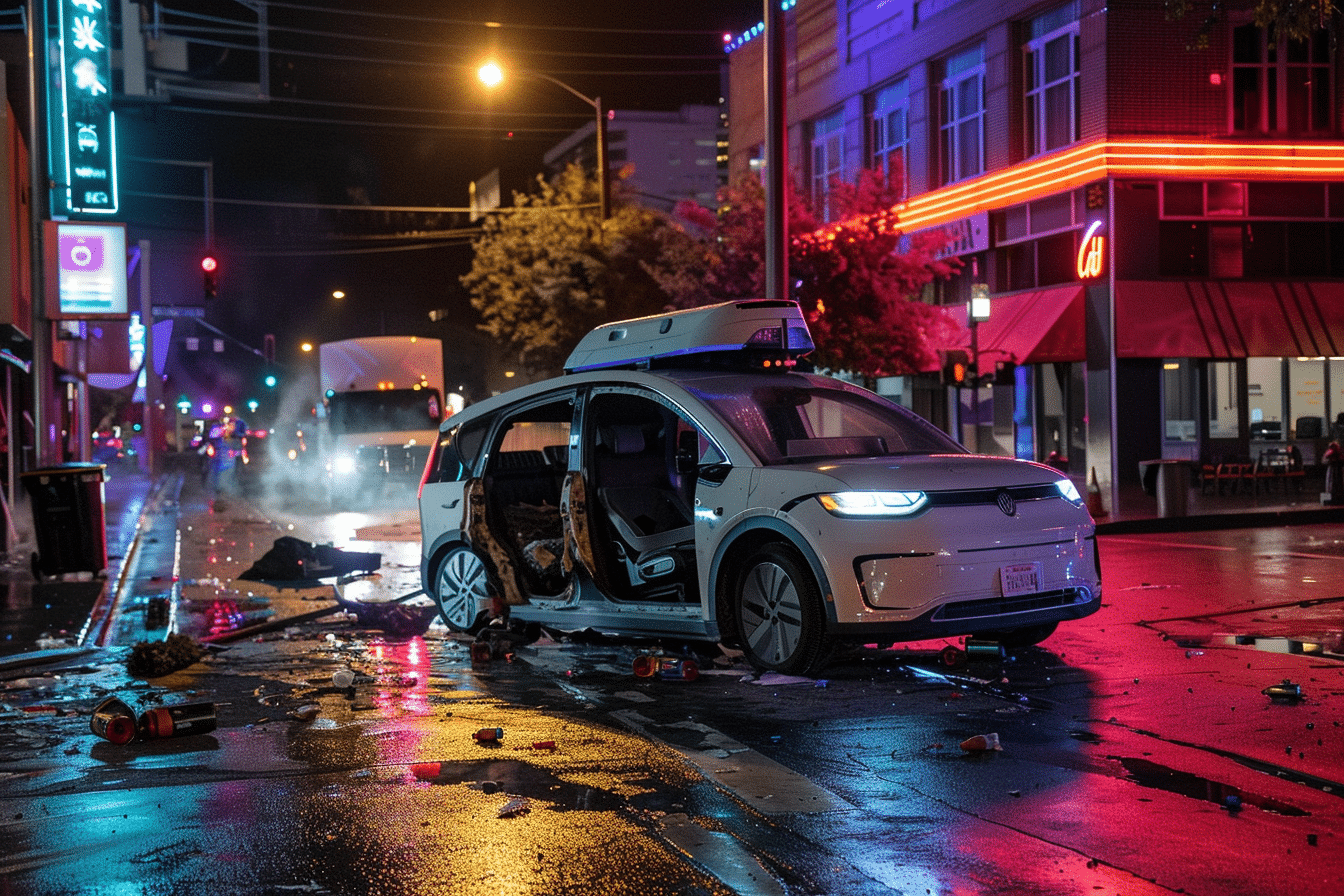 Découvrez les propos choquants du vandalisme contre les robotaxis Waymo !
