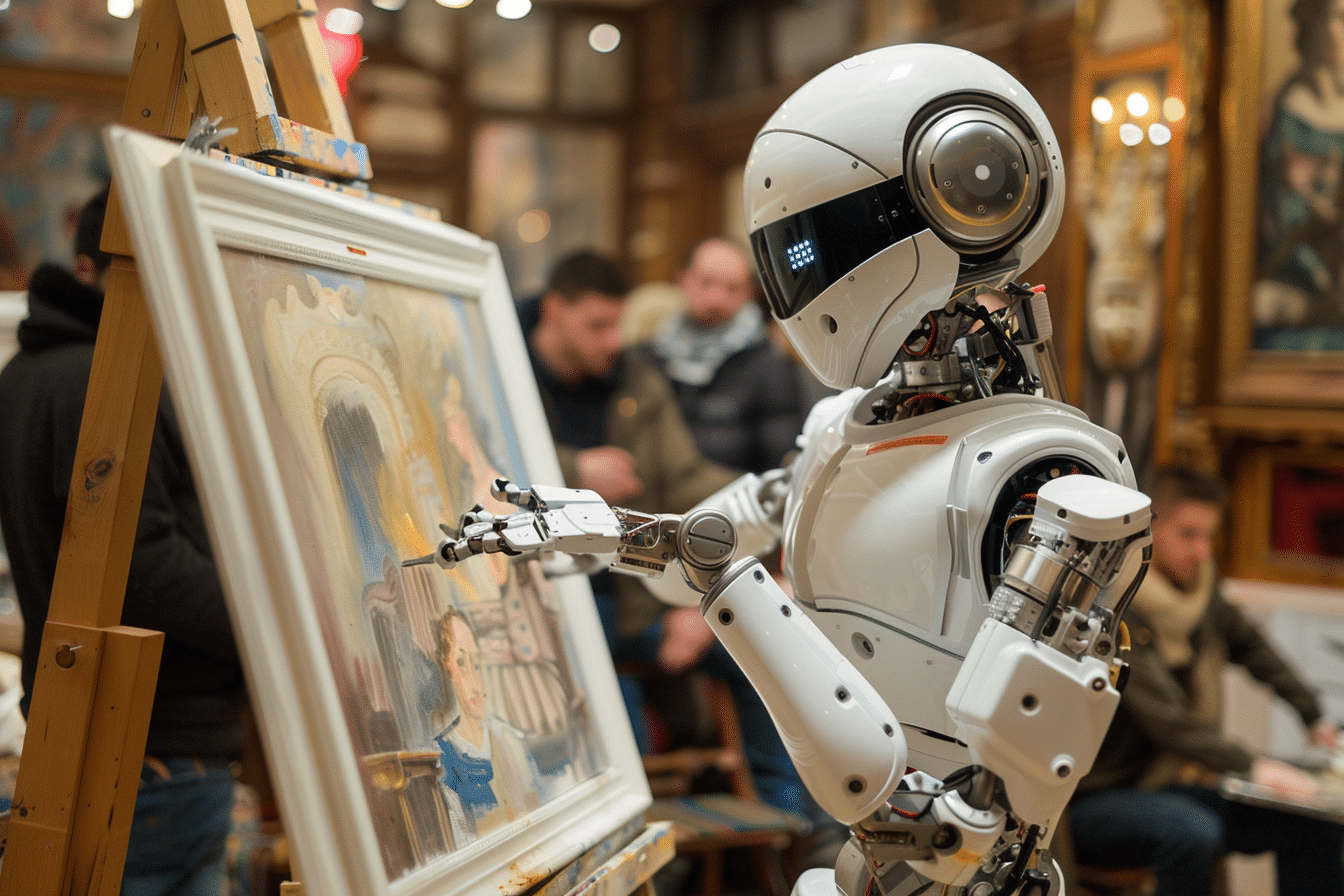 Un robot artiste vend une œuvre à plus d’un million de dollars
