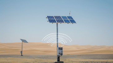 Répétiteur 5G fonctionnant grâce à l'énergie solaire