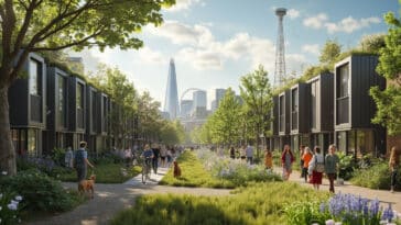 découvrez comment un quartier londonien innove avec des maisons modulaires écologiques, alliant design moderne et respect de l'environnement. plongez dans cette initiative durable qui redéfinit l'habitat urbain.