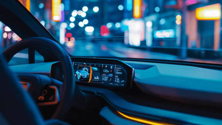 Voiture autonome utilisant une eSim