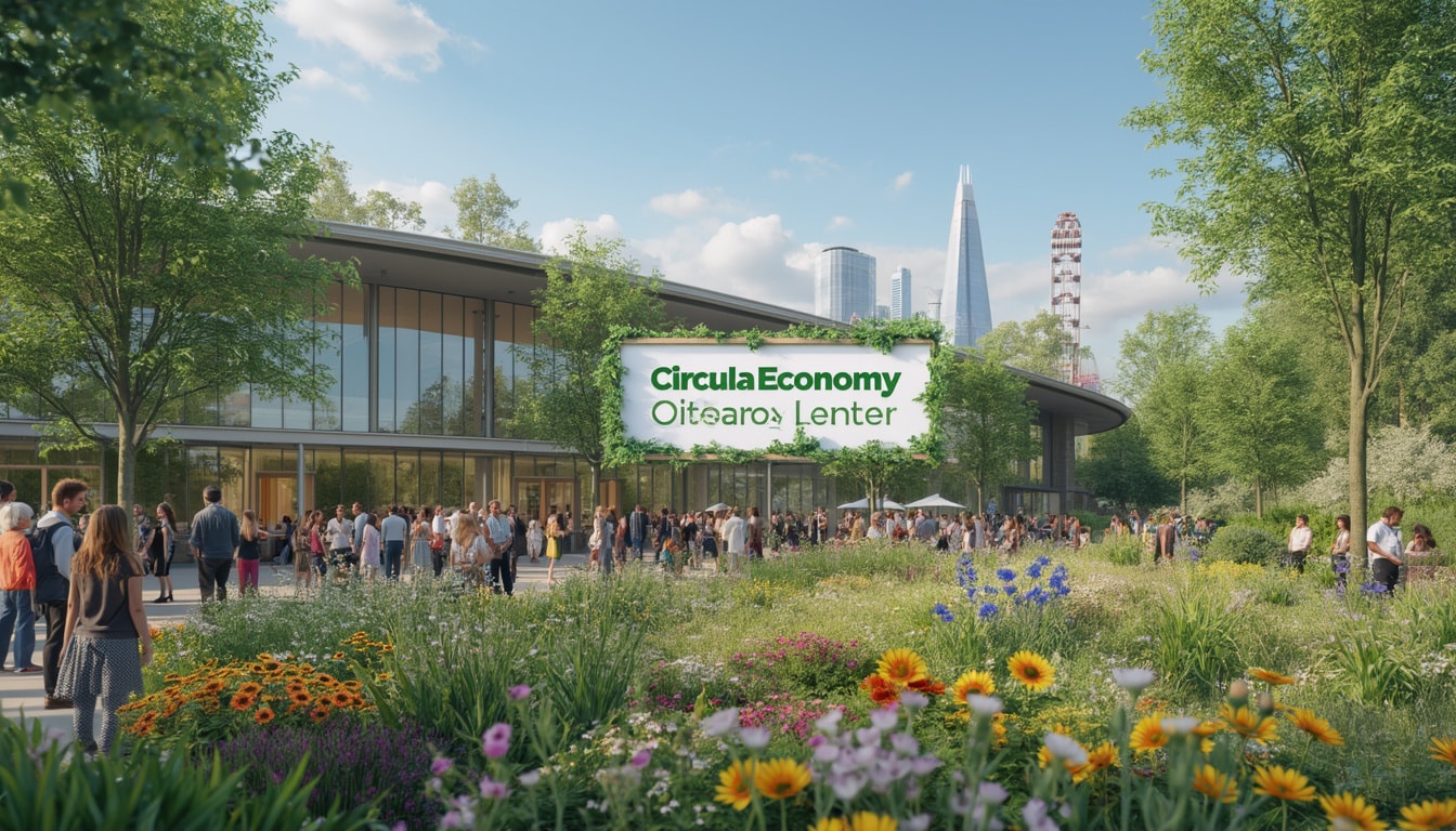 découvrez le nouveau centre dédié à l'économie circulaire à park royal, londres. un espace innovant qui promeut la durabilité et la réutilisation des ressources, favorisant un avenir écologique et responsable. rejoignez le mouvement vers une économie plus verte.