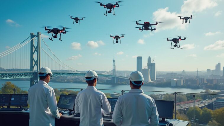 découvrez comment les drones sont désormais autorisés à surveiller les infrastructures critiques au royaume-uni. explorez les enjeux de sécurité, les réglementations en place et l'impact de cette technologie sur la protection des installations essentielles du pays.