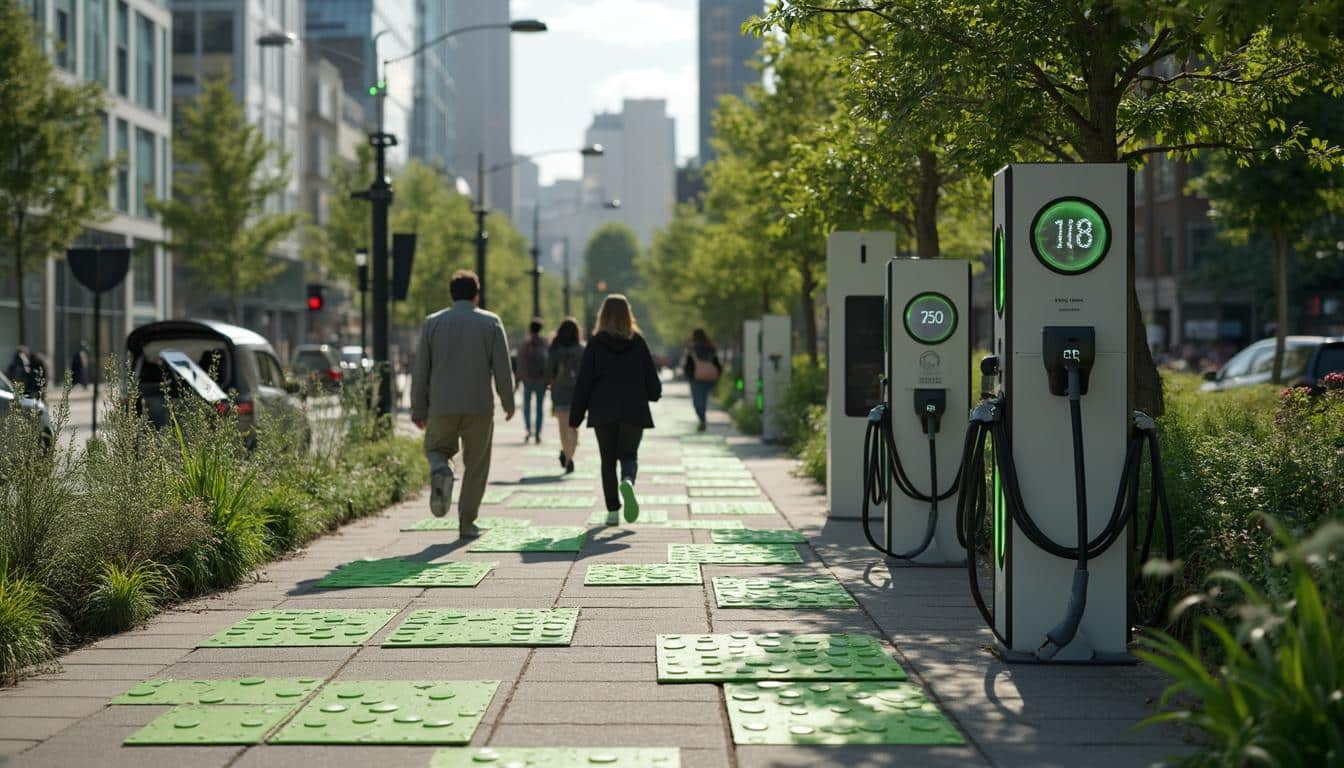 découvrez comment pavegen révolutionne l'énergie propre à londres avec des installations innovantes qui transforment le mouvement piéton en électricité durable, tout en promouvant un avenir plus vert et responsable.